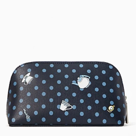 Kate Spade Alice in Wonderland Cosmetic Bag - Picture 2 of 2